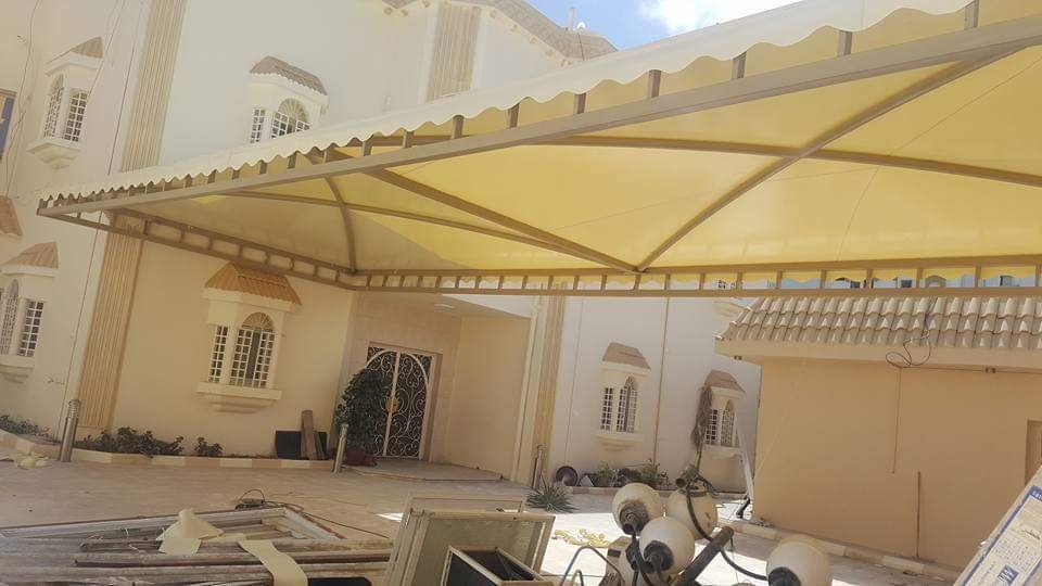 مظلات حديد   الرياض